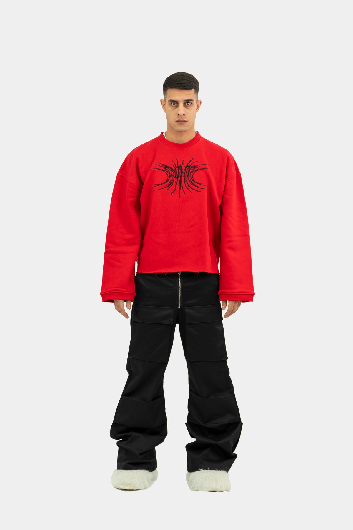 007 RED CREWNECK