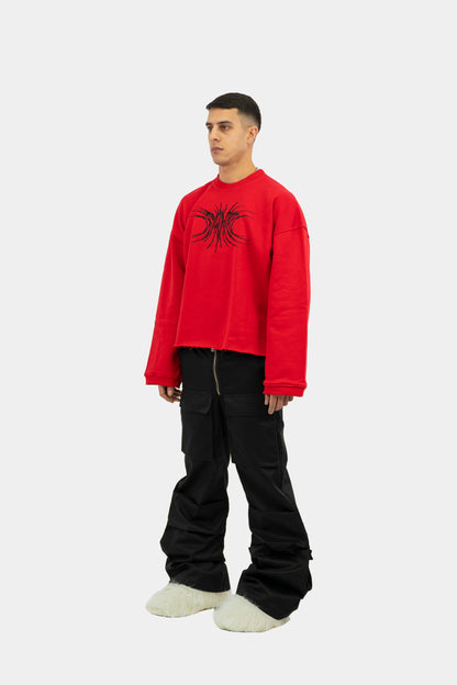 008 RED CREWNECK