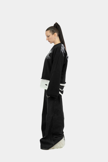 001 CROPPED CREWNECK