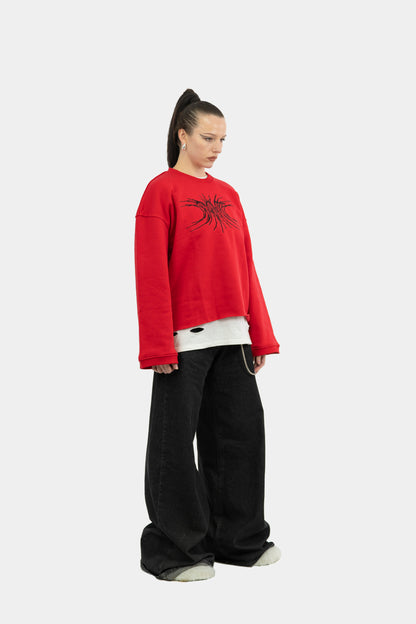 008 RED CREWNECK