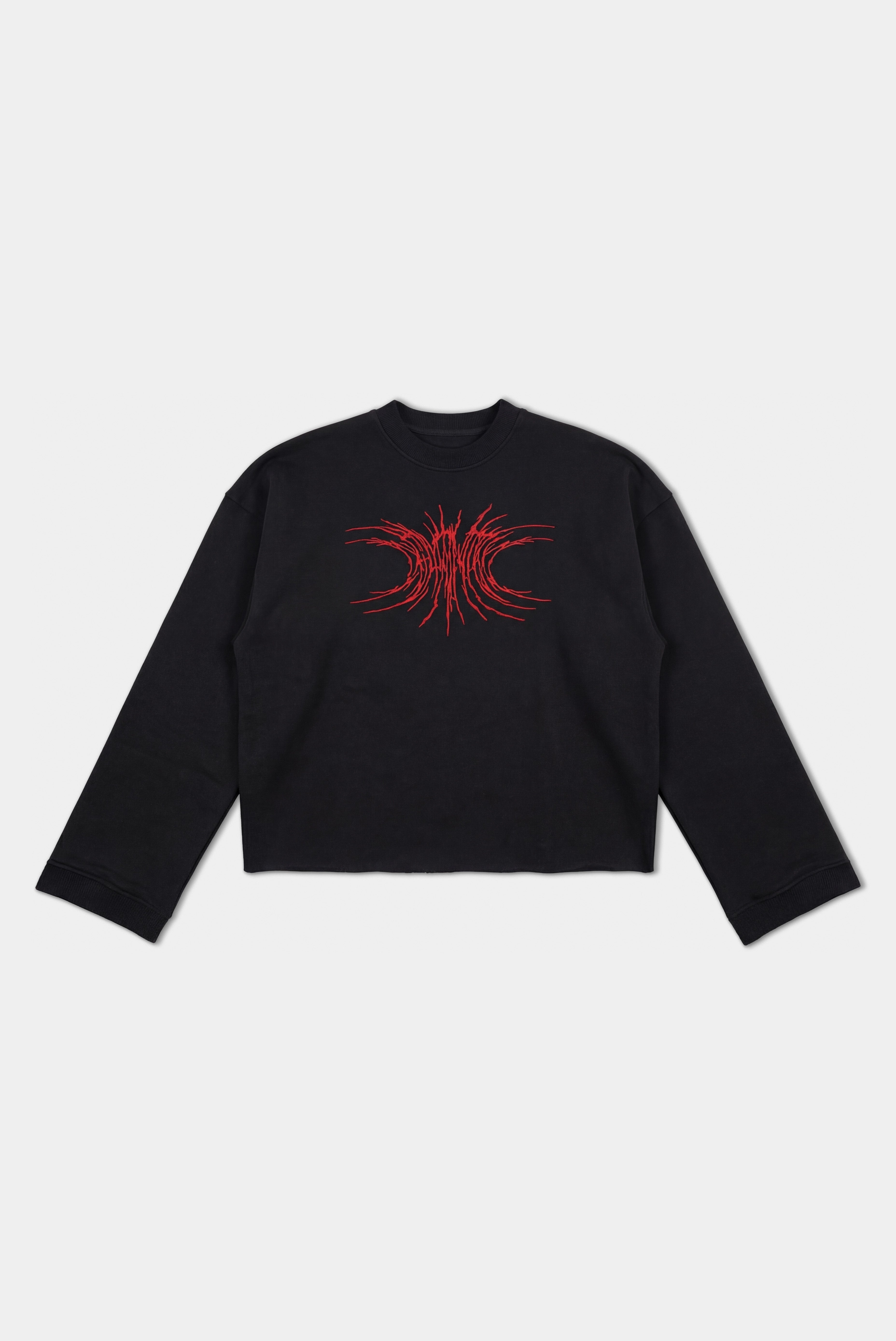 002 BLACK CREWNECK