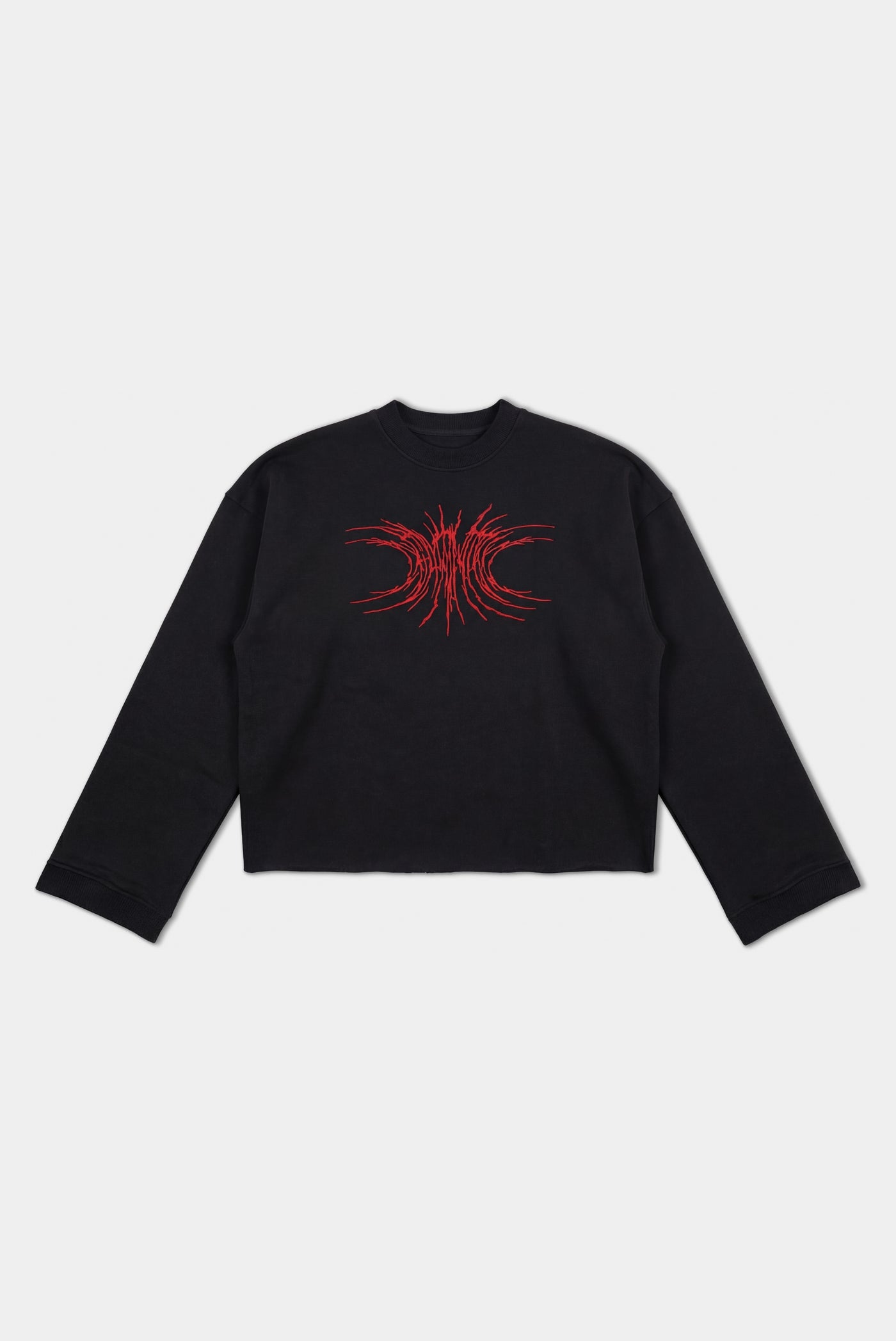 002 BLACK CREWNECK